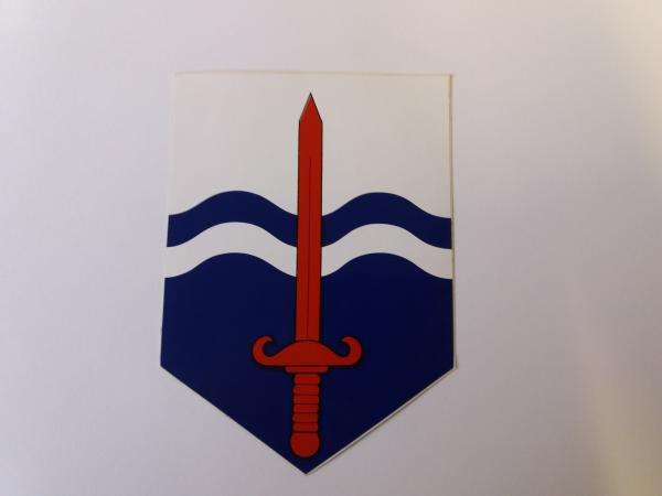 Korps Nationale Reserve large sticker with emblem design. Korps Nationale Reserve large sticker with emblem design.