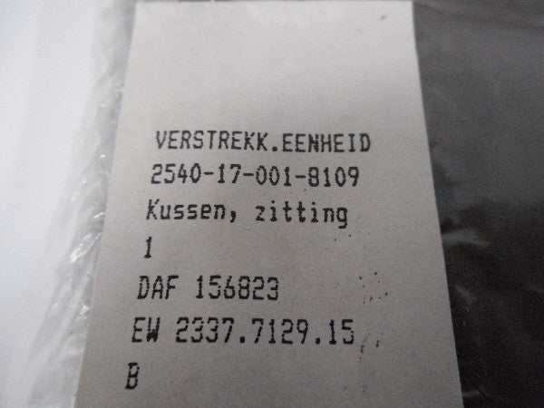 Zit kussen in plastic packaging. Zit kussen in plastic packaging.