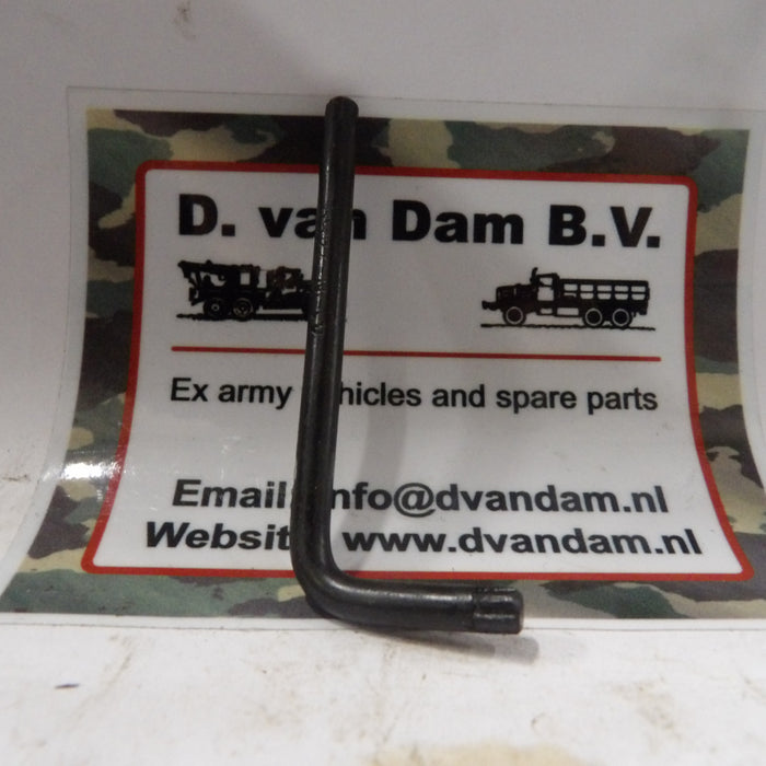 Speciale sleutel met gegroefde kop (voor gebruik op de transmissie)