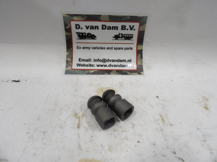 Klinknagel set bumper plaat (boven)
