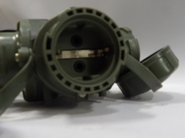 Bals Elektrotechnik 7400 - 3-voudige koppeling - 250 V - Groen IP67 - NOS