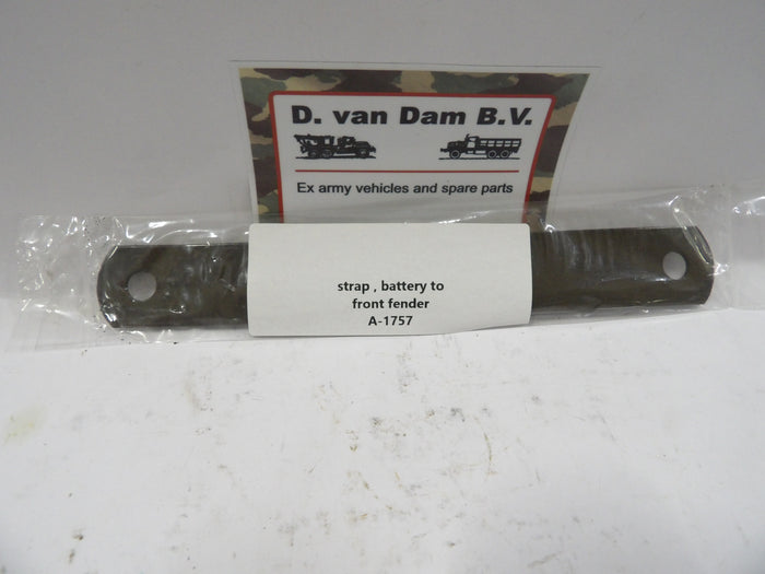 Bevestiging, accu aan voorspatbord