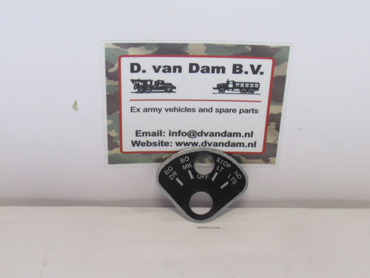 Plaat Lichtschakelaar (Draai model)