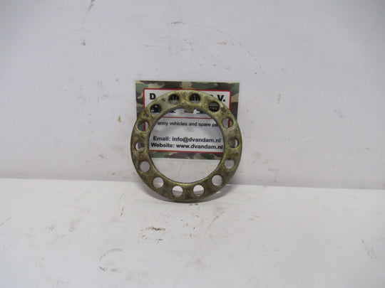 Borgplaat naafmoer voor/achter