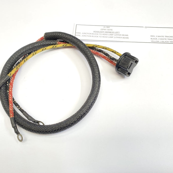 Kabelboom, koplamp links