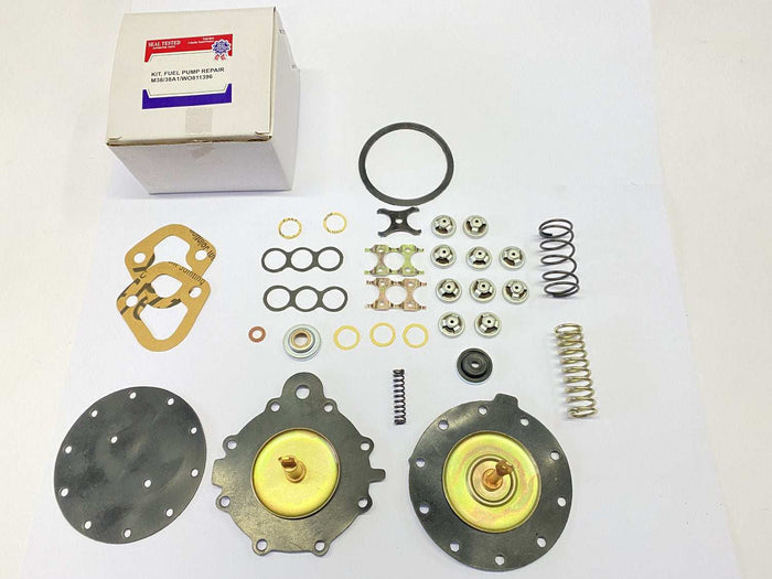 Reparatieset brandstof/vacuumpomp onderdelen met doos, artikelnummer WO-811396.