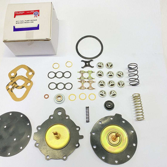 Reparatieset brandstof/vacuumpomp onderdelen met doos, artikelnummer WO-811396.