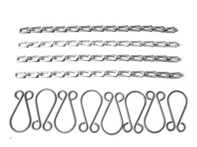 Ketting vleugel moer kap spant en voorraam (set van 8) GPW