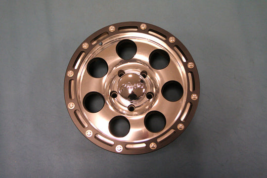 Zwart Gepolijst Aluminium Velg 17 inch x 8J steek 5 x 5,5