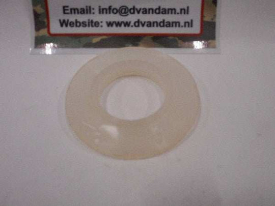 Nylon drukring chroom-as