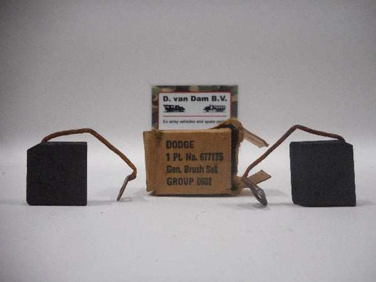 Dynamo koolborstel set ( 6-volt )