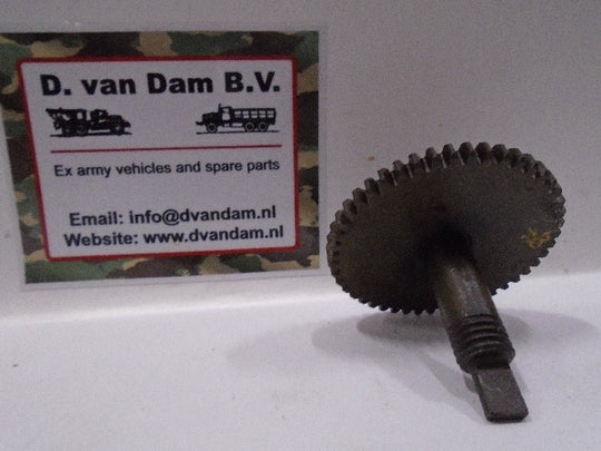 Tandwiel aandrijving kilometerteller