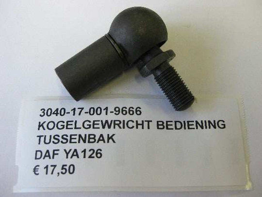 Kogelgewricht bediening tussenbak