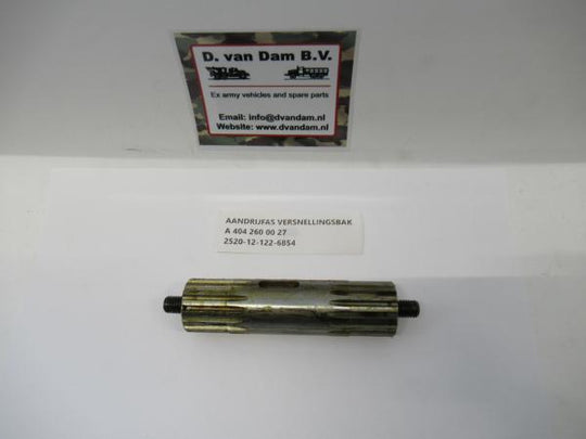 Aandrijfas versnellingsbak