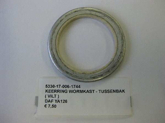 Keerring wormkast-tussenbak (vilt)