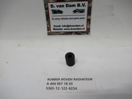 Rubber boven radiateur
