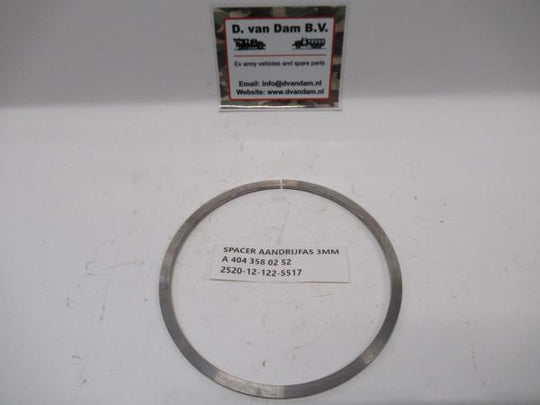 Spacer aandrijfas 3MM