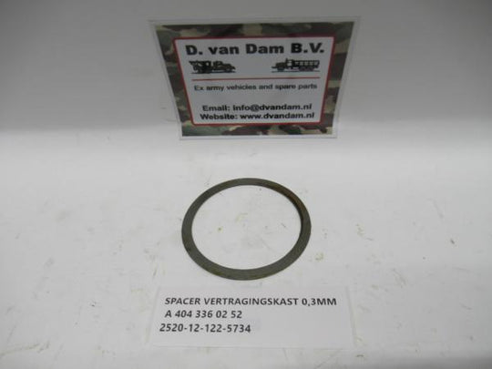 Spacer vertragingskast 0,3MM