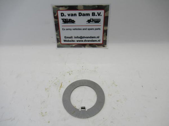 Borgplaat (moer voorwiellager)