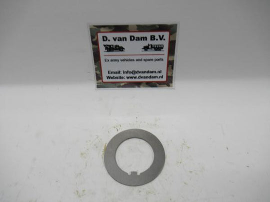 Borgplaat (voorwiellager)