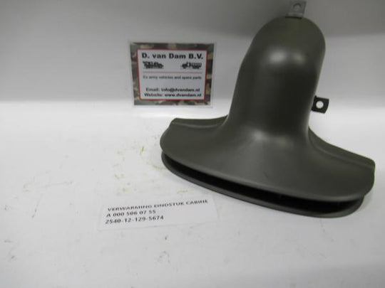 Verwarming eindstuk cabine