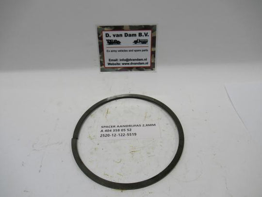 Spacer aandrijfas 2,8MM