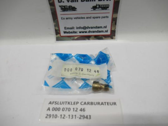 Afsluitklep carburateur