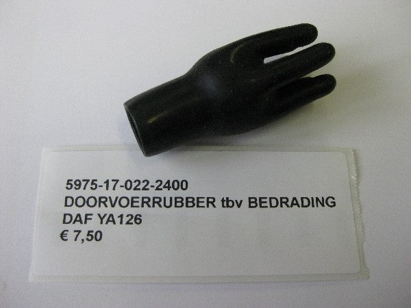 Doorvoerrubber t.b.v. bedrading,