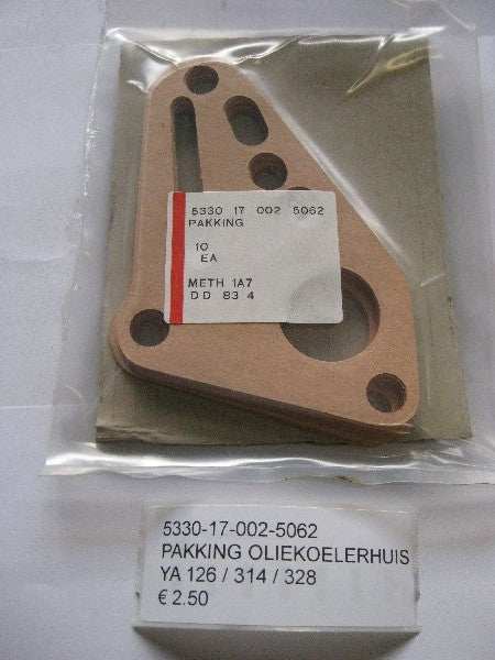 Pakking oliekoelerhuis