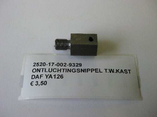 Ontluchtingsnippel tandwielkast