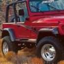 Jeep Wrangler  spatbordverbreders XENON 8200