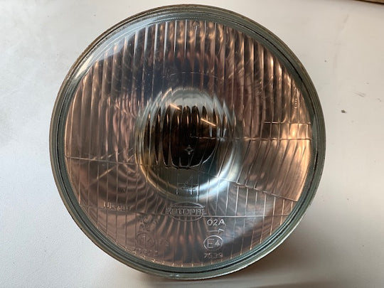 Koplamp vlak glas H4 178mm